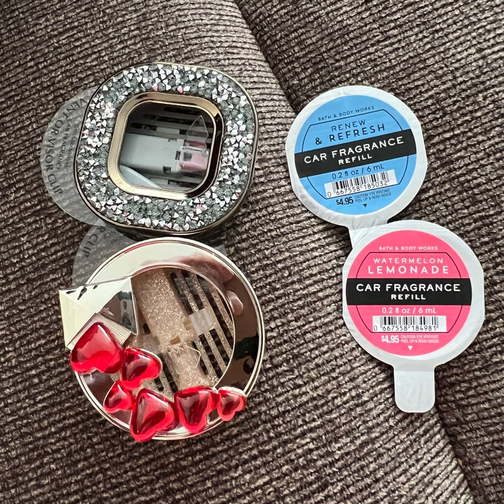 Bath and body works car accessories and refill